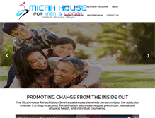 Tablet Screenshot of micahhouse.com